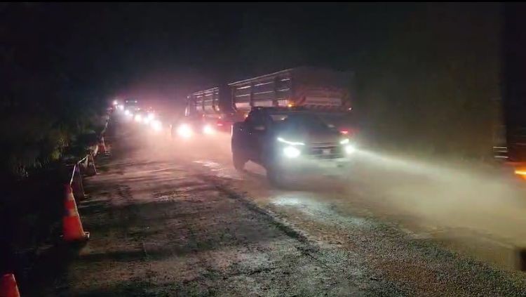 BR-153 em Guaraí é liberada nos dois sentidos após interdição por risco de rompimento de barragem