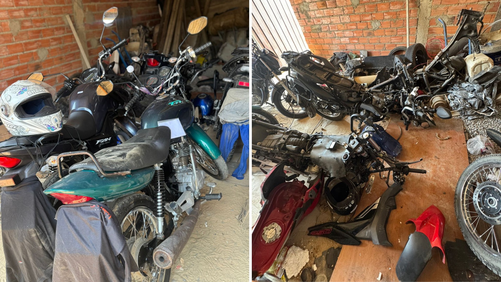 Trio é apreendido após roubar carro e polícia flagrar desmanche clandestino em Sorocaba  