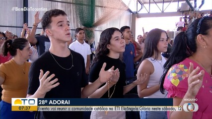 Evento católico 'Adorai' realiza 28ª edição em escola de Palmas