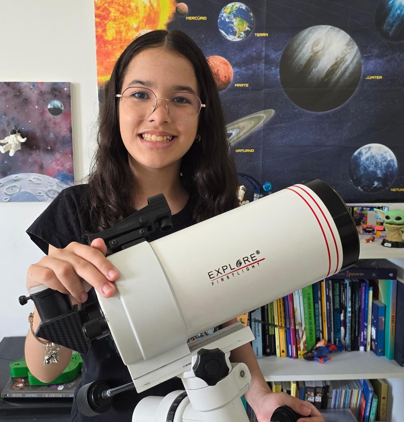 Astrônoma alagoana de 12 anos recebe homenagem e tem asteroide batizado com o seu nome: 'Honra imensa'