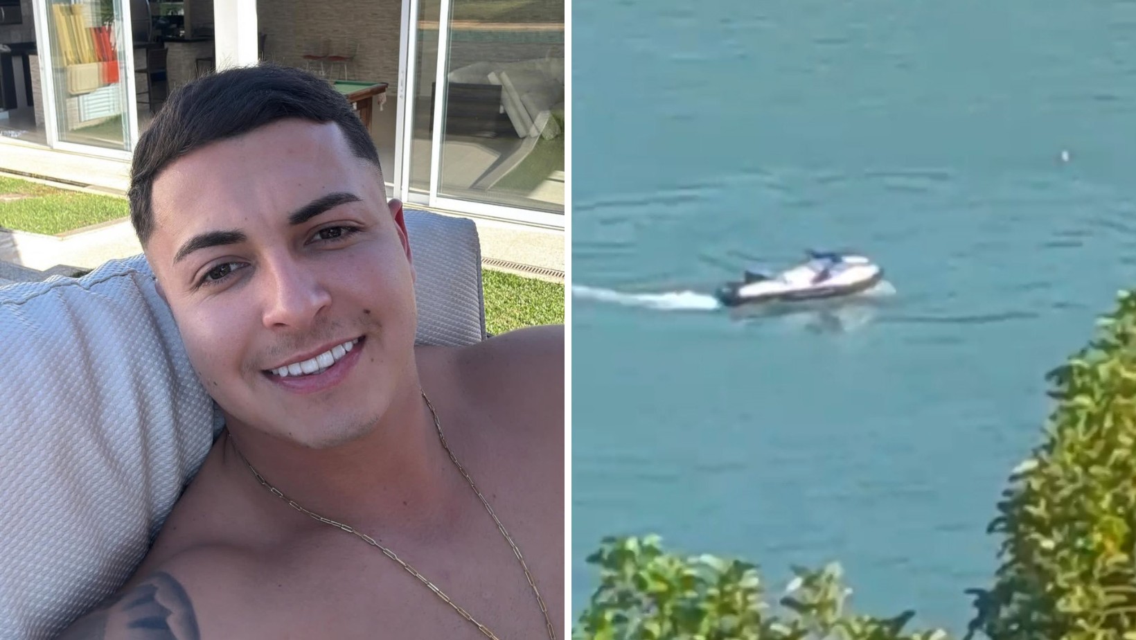Bombeiros fazem buscas por jovem que desapareceu após cair de moto aquática na represa de Igaratá, SP