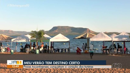 Praias tocantinenses conquistam o coração de turistas