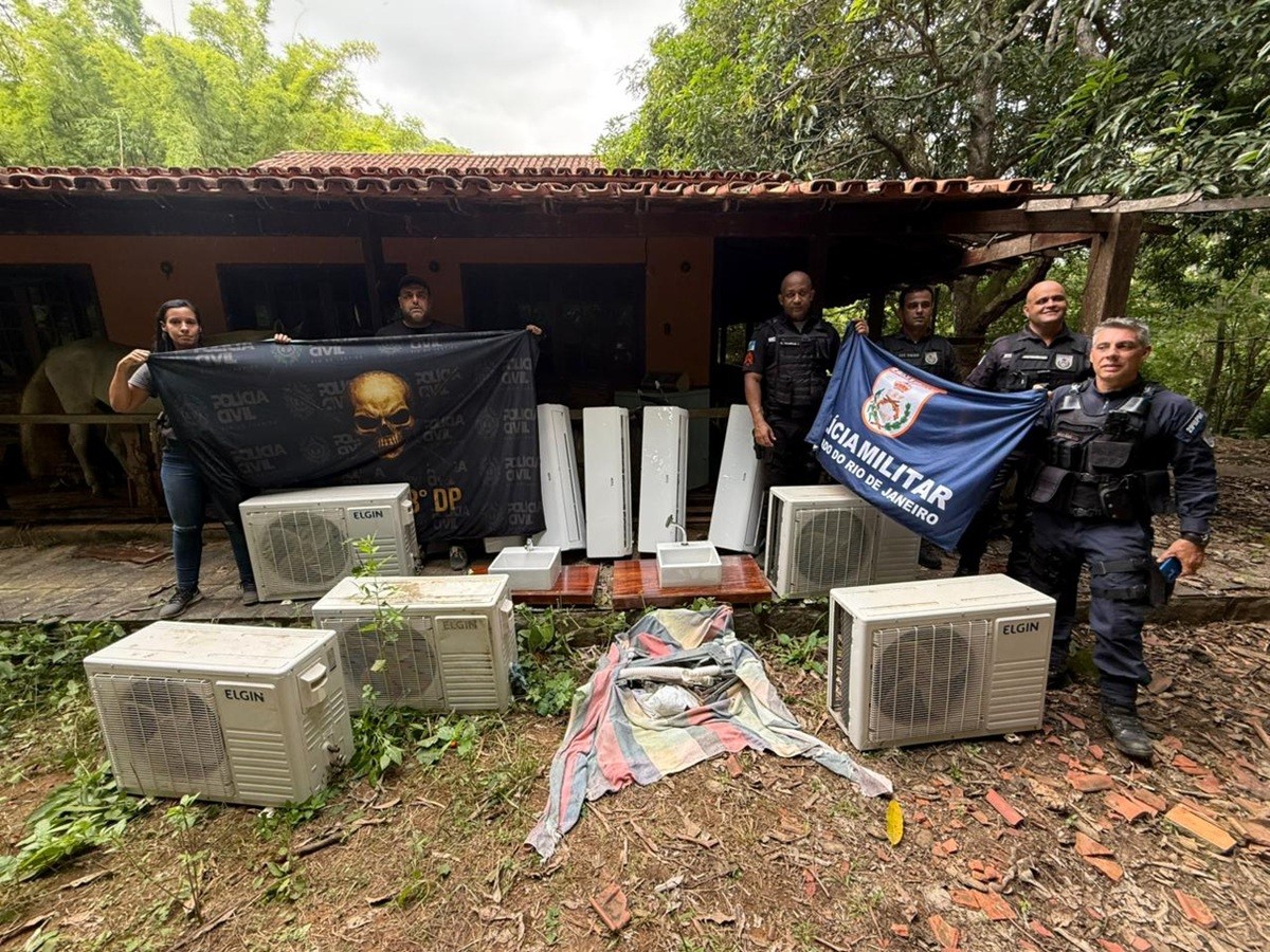 Polícia recupera objetos furtados da Secretaria de Meio Ambiente de Itaperuna