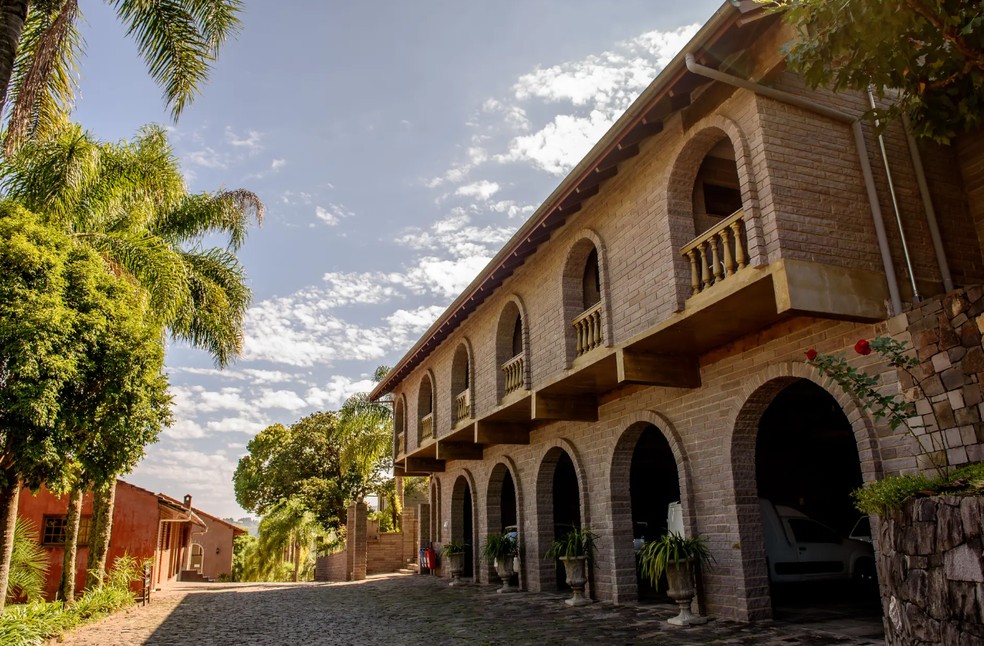 Uma das pousadas da Casa Valduga, vinícola brasileira na lista das melhores do mundo. — Foto: Reprodução/Casa Valduga