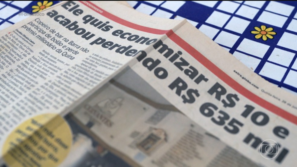 Reportagem do jornal 'Extra' sobre o caso, em 2012 — Foto: Reprodução/Globo