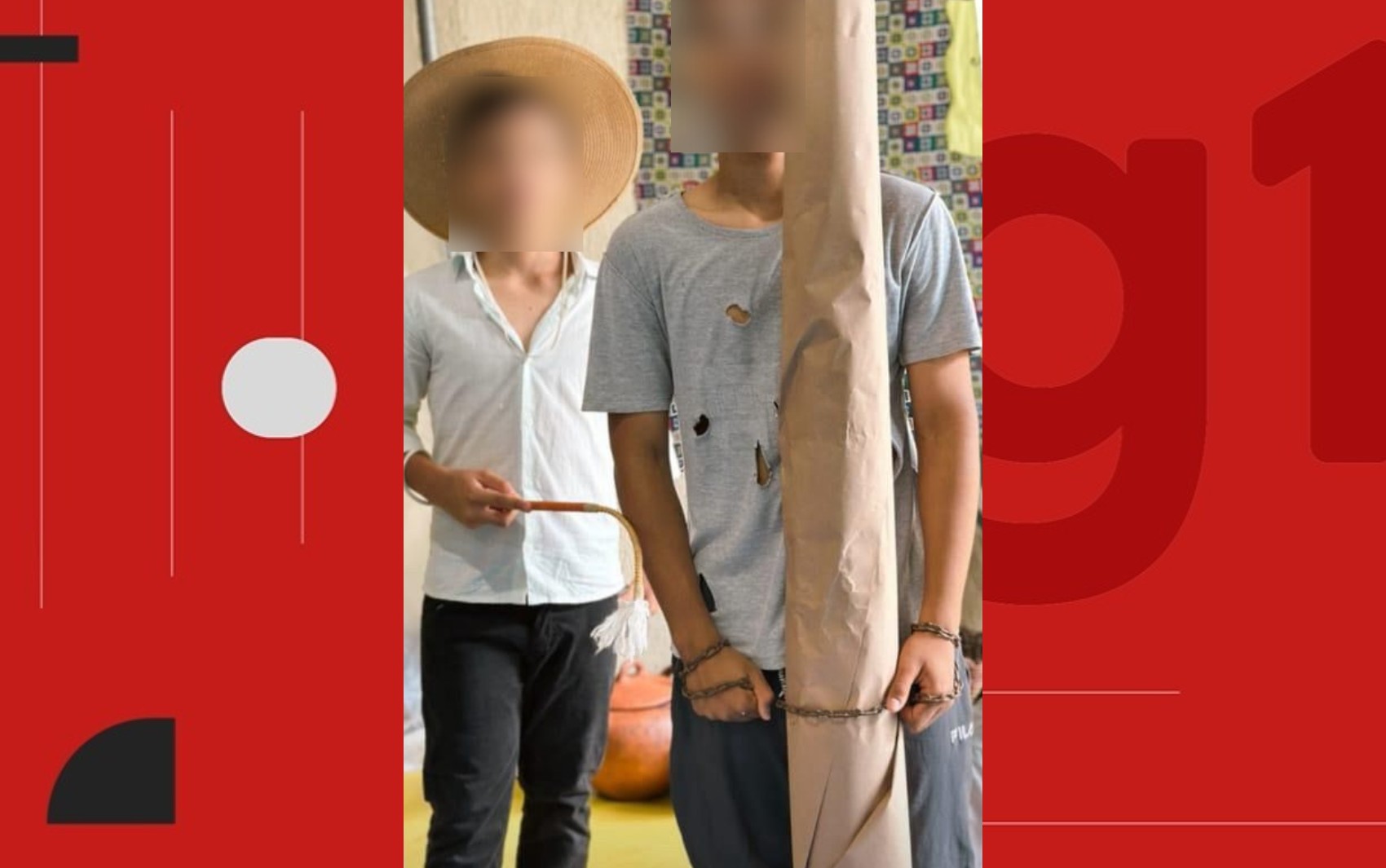 Colégio privado faz apresentação com aluno negro amarrado em tronco em homenagem ao Dia da Consciência Negra na Bahia