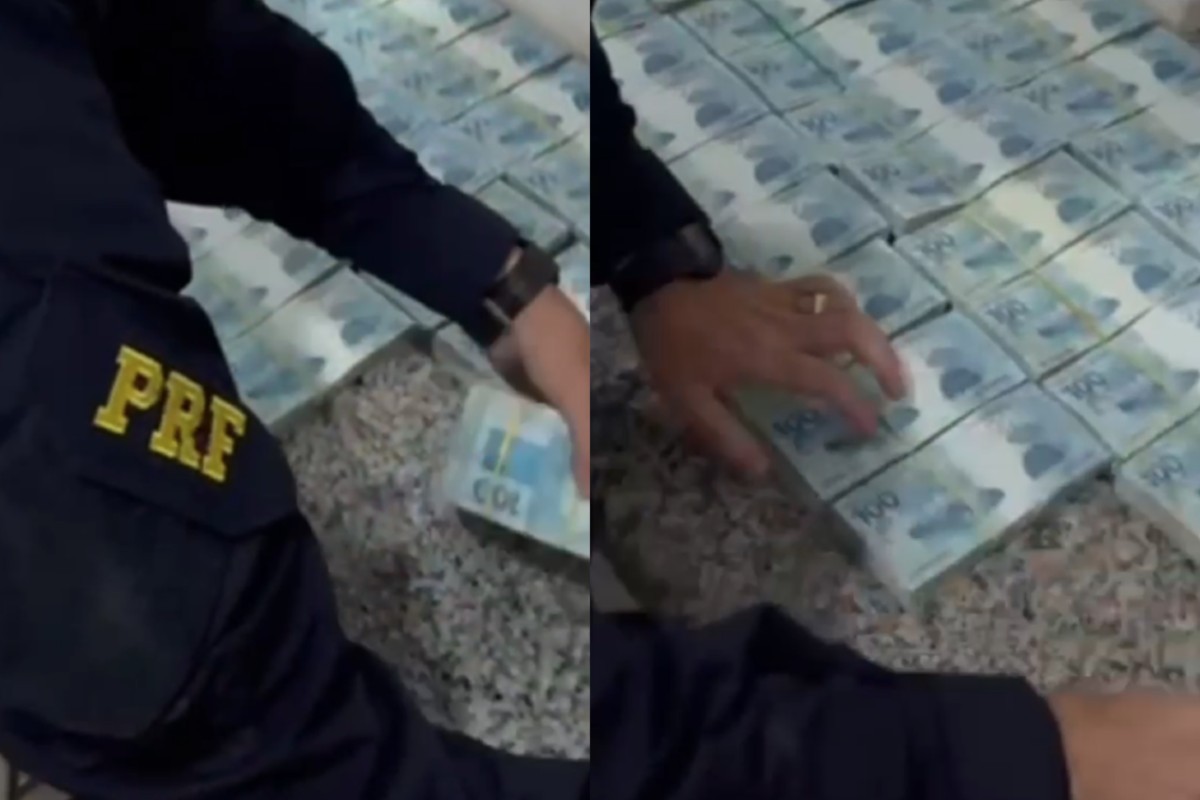 Motorista sem CNH é parado em blitz e polícia descobre mochila com meio milhão de reais na BR-163