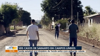 Ministério da Saúde e secretaria fazem ações em Campos lindos após casos de sarampo