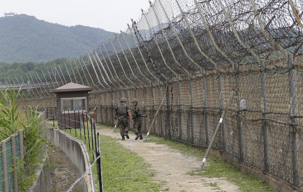 Coreia do Norte reconstrói seus postos de controle na fronteira com o Sul