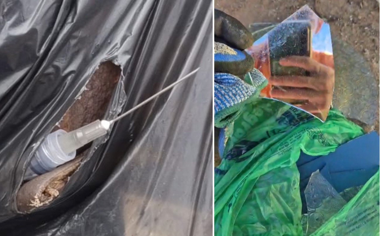 'Tive que tomar coquetel um mês': coletor de lixo lembra ferimento com agulha no interior de SP