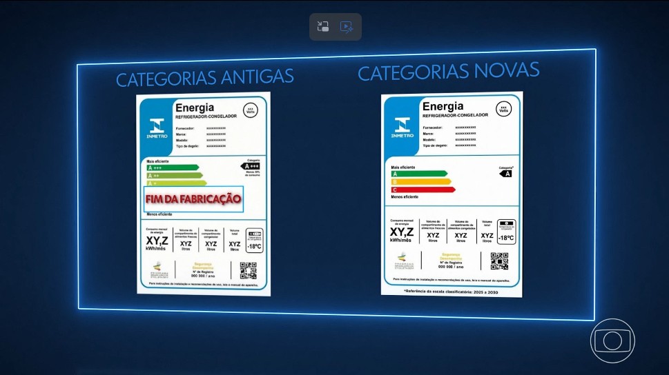 Nova etiqueta de eficiência para geladeiras entra em vigor no Brasil; saiba o que muda