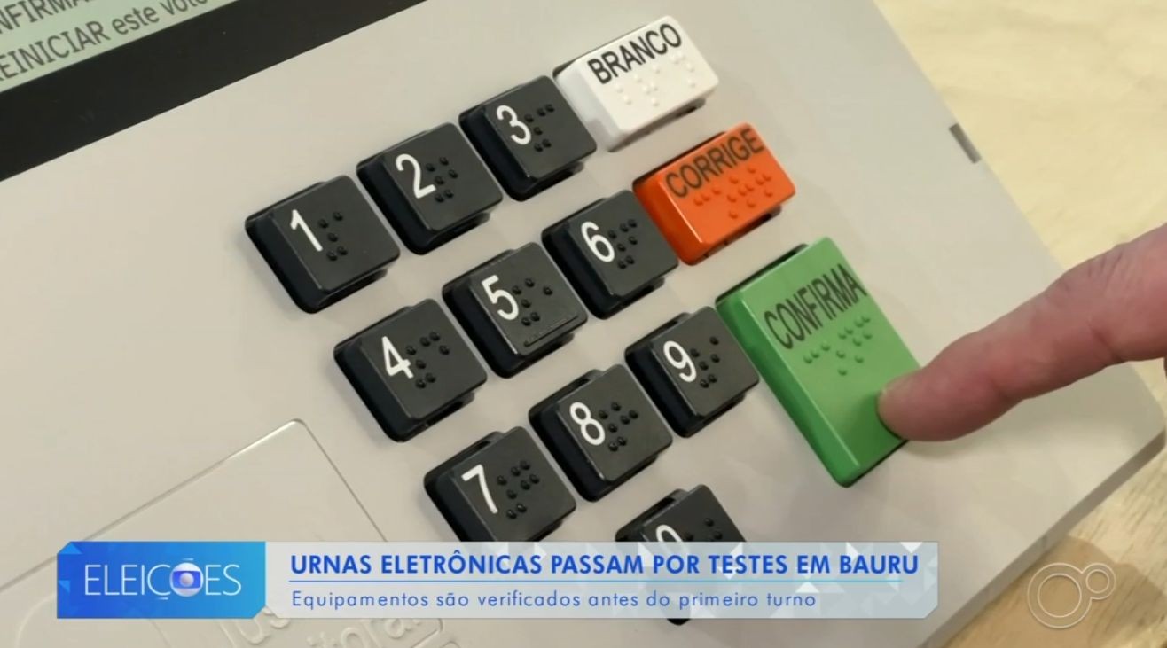 Justiça eleitoral realiza testes das urnas nos cartórios de Bauru