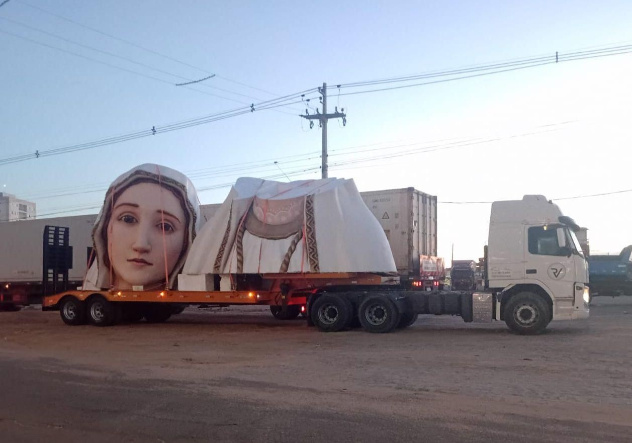 Imagem de Nossa Senhora de Fátima chega a Natal nesta quinta-feira (26) para ser instalada na Zona Norte