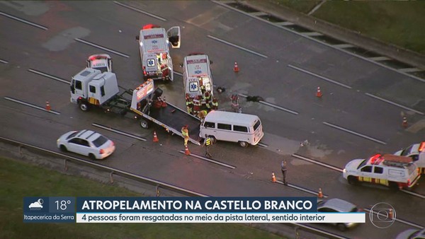 Motociclista morre em acidente na Rodovia Castello Branco, em