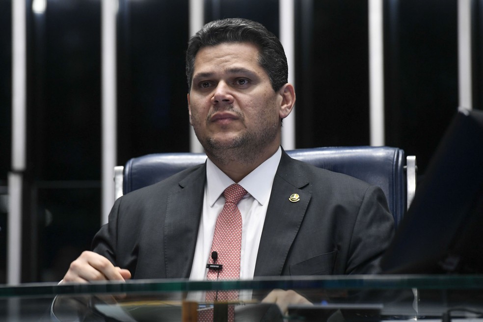 Presidente do Senado Federal, senador Davi Alcolumbre (União-AP). — Foto: Jefferson Rudy/Agência Senado