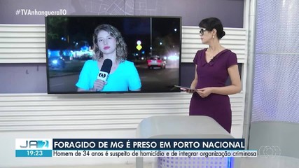 Foragido da Justiça de Minas Gerais é preso no Tocantins