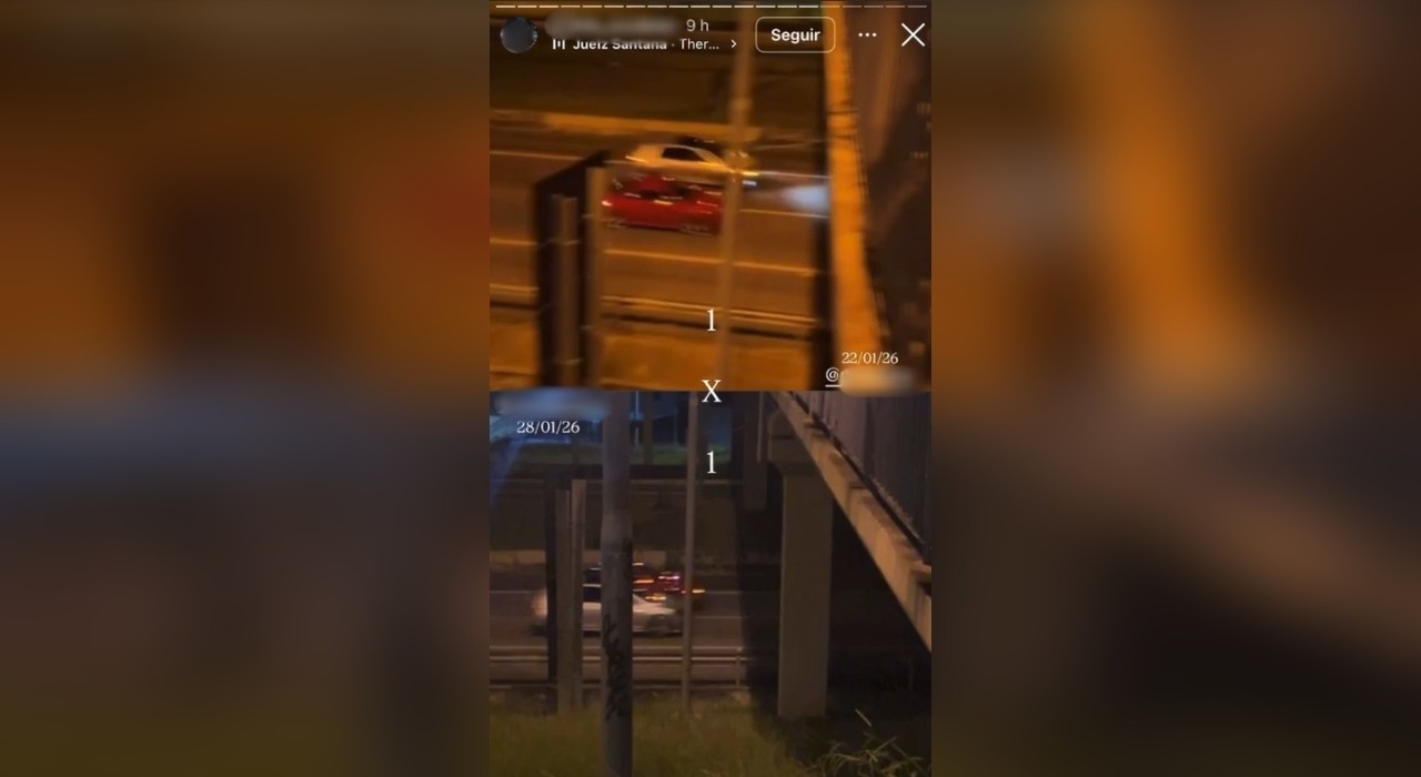 Vídeos mostram jovens disputando 'racha' com carros de luxo em rodovias e avenidas de Sorocaba