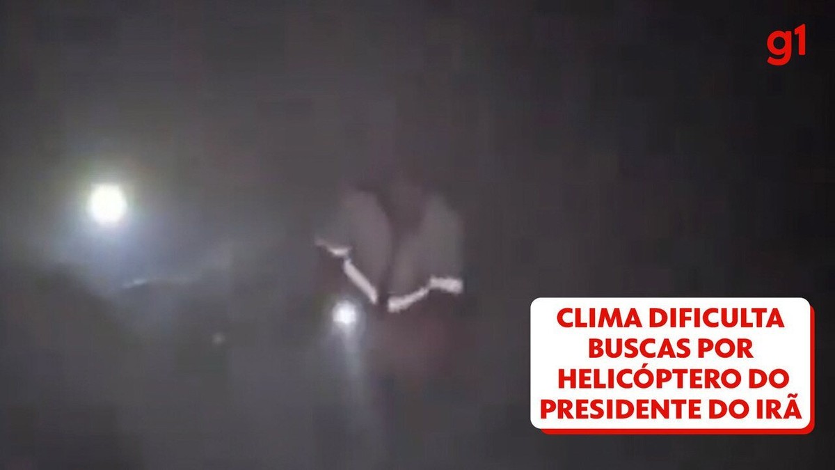 Helicóptero com presidente do Irã sofre acidente; chuva e vento dificultam buscas