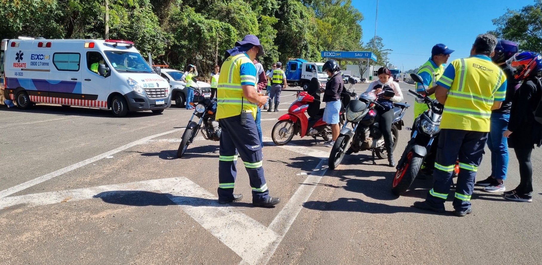 Concessionária realiza ações de educação no trânsito em trechos de rodovias do Oeste Paulista