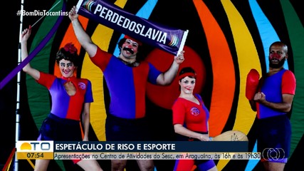 Sesc de Araguaína recebe apresentação gratuita de espetáculo de riso e esporte