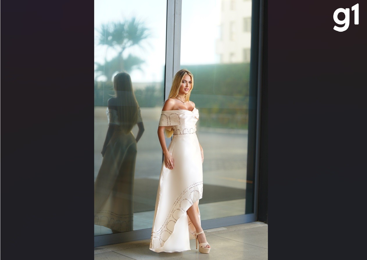 Vestido criado por alunos da Firjan Senai de Nova Friburgo é destaque no Miss Charm 2025