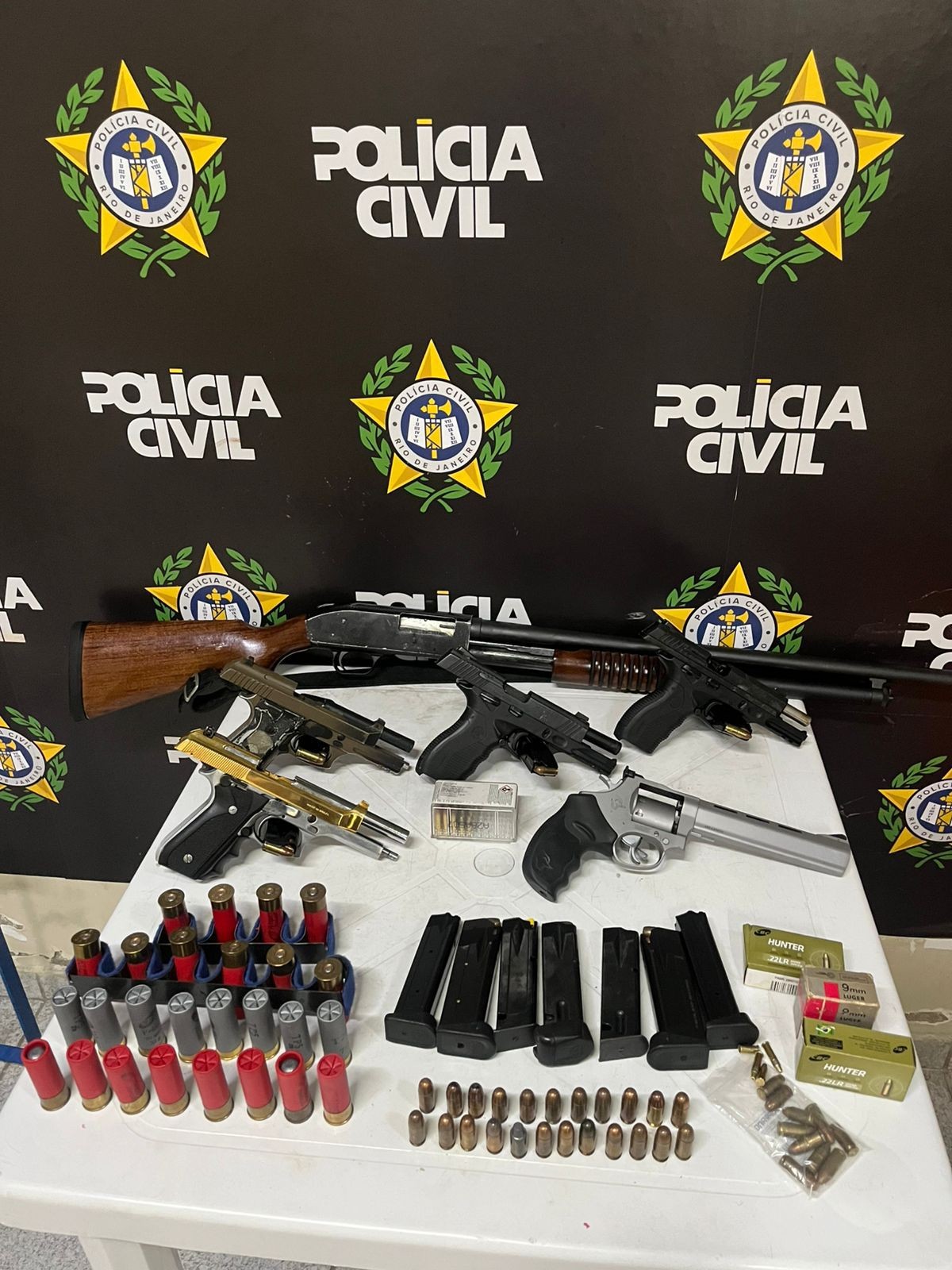Armas e mais de 400 munições são apreendidas em Barra Mansa