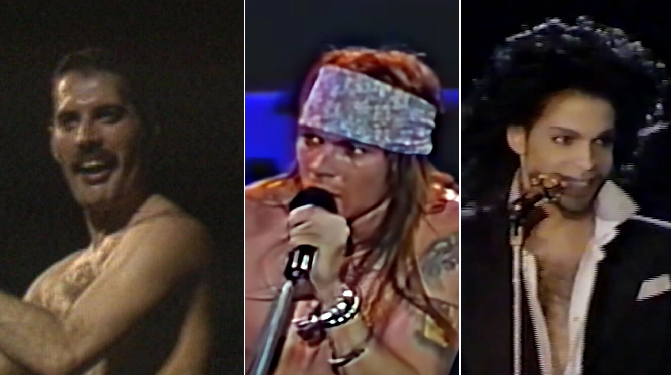 Sino de 2 toneladas, saquê a 20°C e 12 bolas de futebol: os pedidos de astros como Axl Rose e Freddie Mercury em 40 anos de Rock in Rio