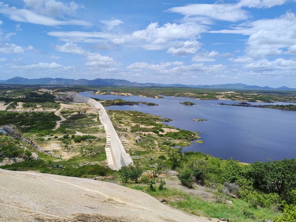 Barragem de Oiticica Rio Grande do Norte RN — Foto: Humberto Sales/governo do RN
