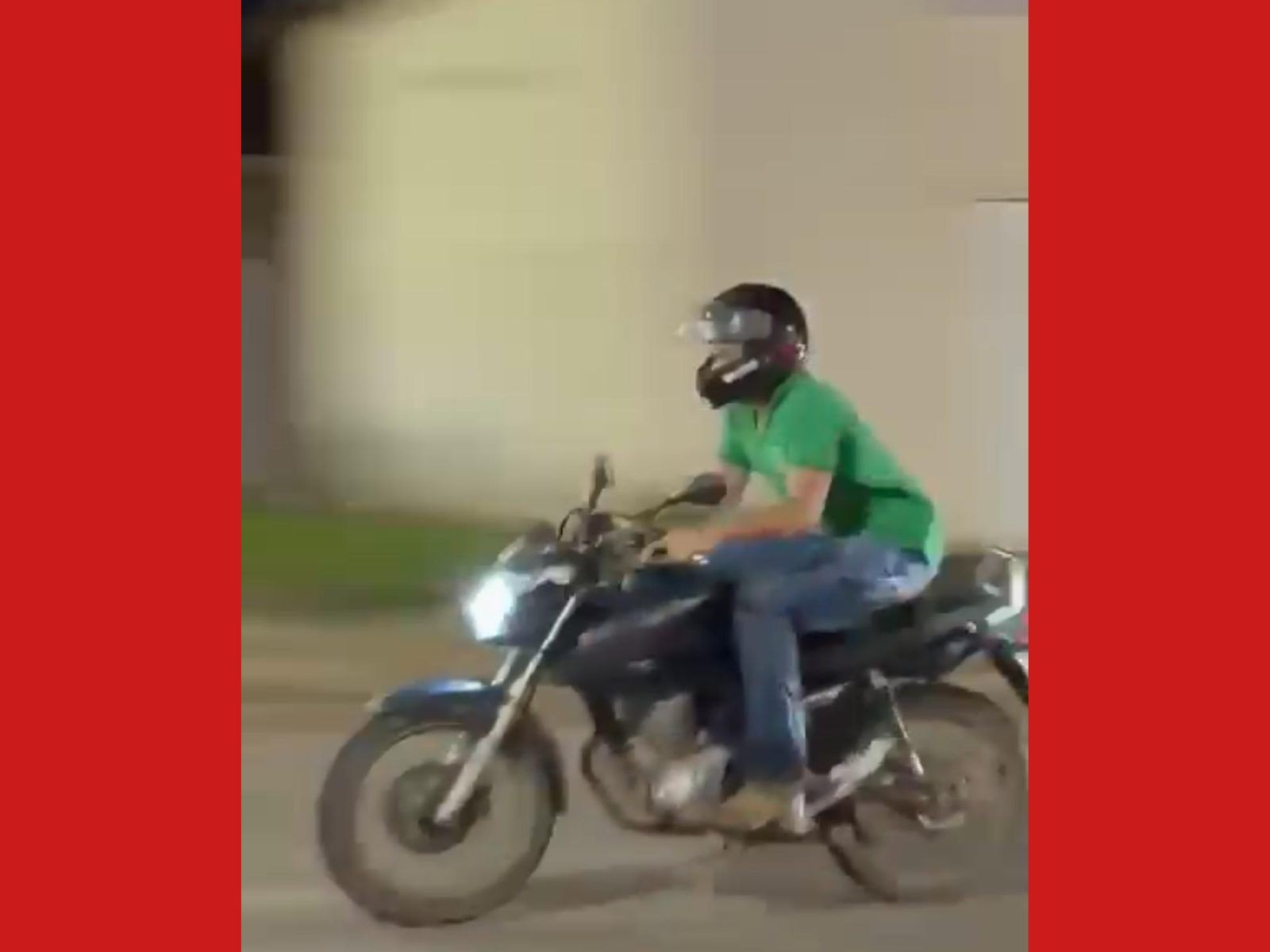 Motociclista foge em alta velocidade após furar blitz no AC; VÍDEO mostra perseguição de 30 minutos