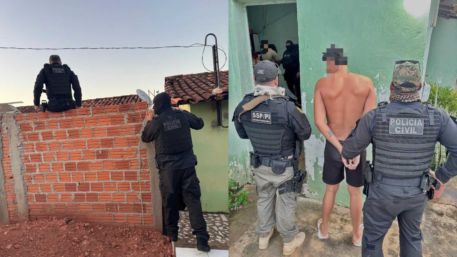 Sete suspeitos de tráfico de drogas são presos durante operação no Sul do PI