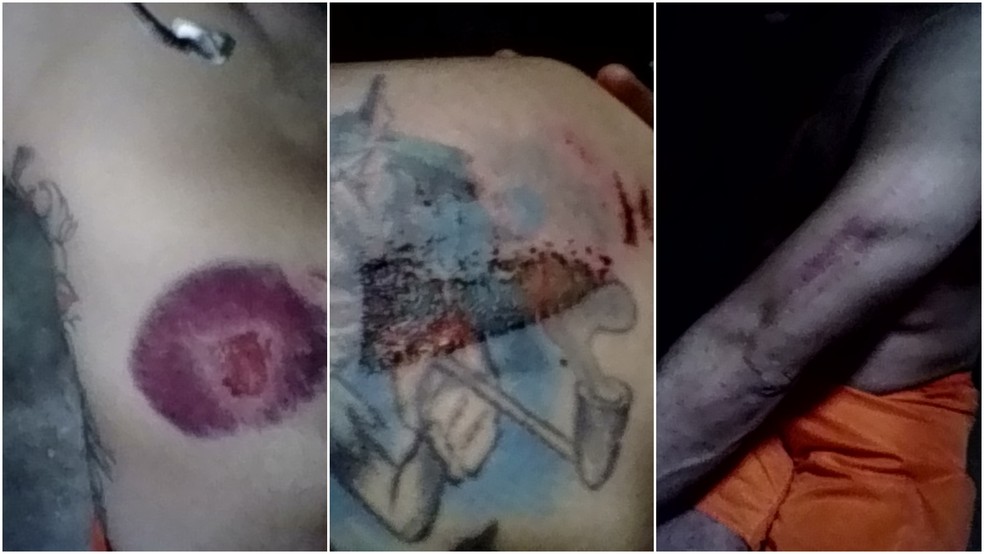 Familiares denunciam agressões e tortura de detentos em presídio de Itaitinga, na Região Metropolitana de Fortaleza. — Foto: Arquivo pessoal