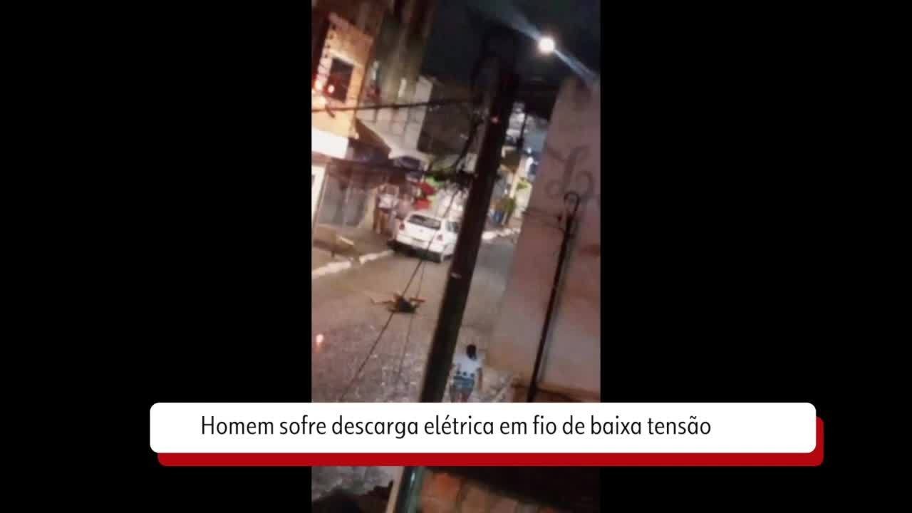 VÍDEO: Homem sofre descarga elétrica de fio solto em Caruaru