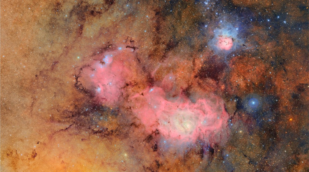 Imagem inédita do observatório no Chile — Foto: Observatório C. Rubin