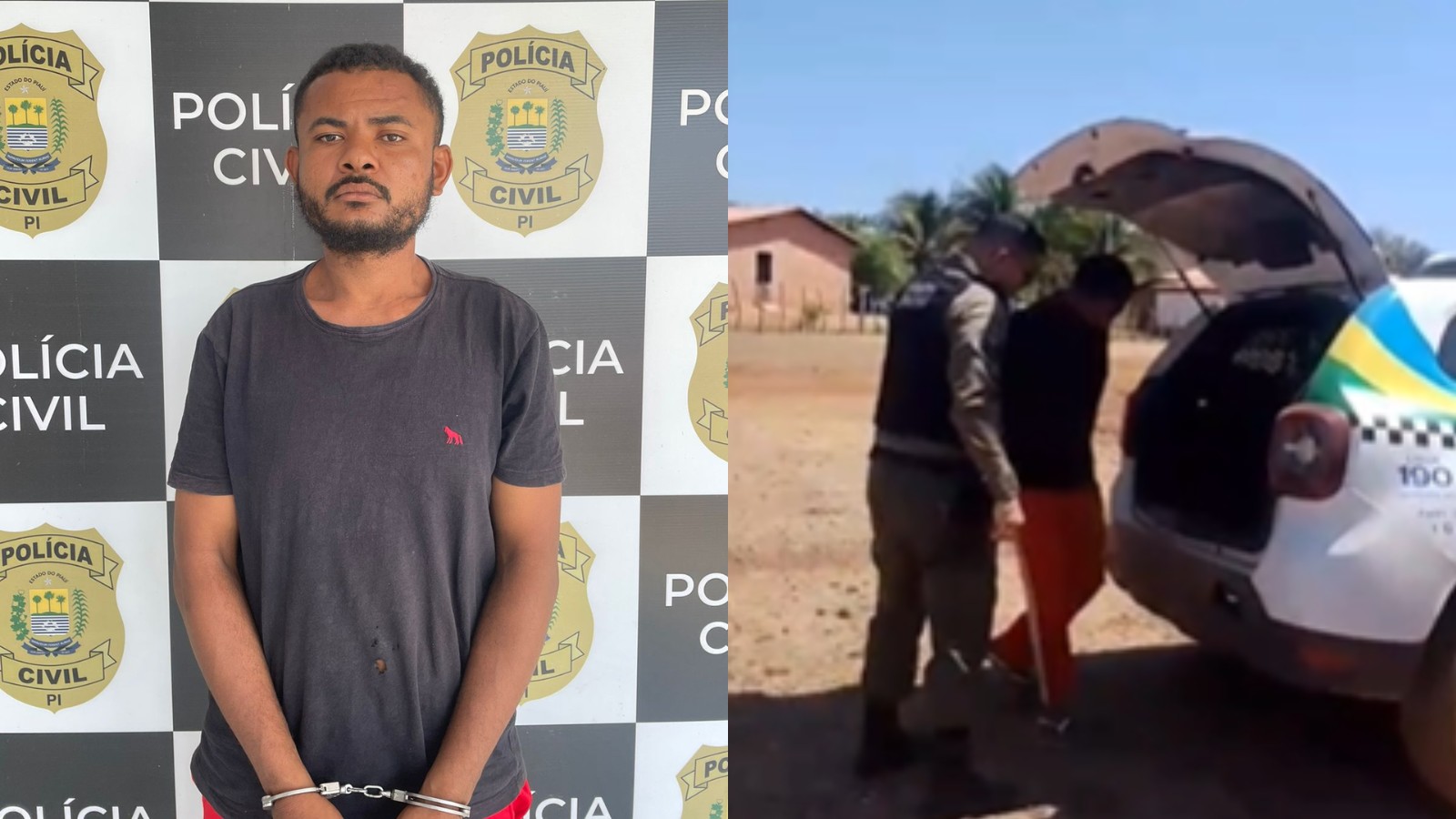 Homem é preso suspeito de esfaquear e agredir sexualmente a própria companheira no Piauí