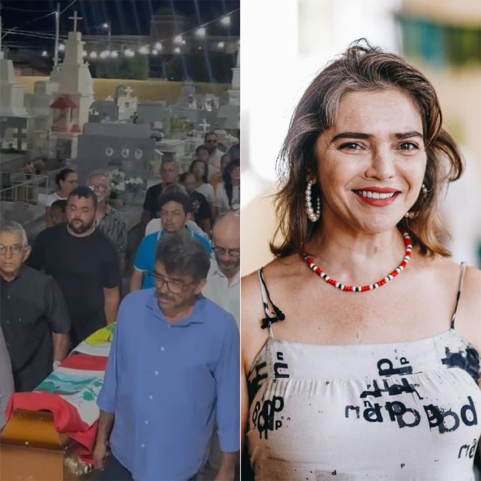 Titina Medeiros morreu em decorrência de um câncer de pâncreas — Foto: Foto 1: Sérgio Henrique Santos/Inter TV Cabugi | Foto 2: Luana Tayze