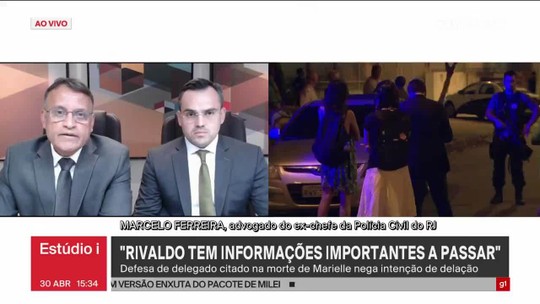 Marielle: ex-chefe da polícia do Rio 'tem informações importantes a revelar', diz advogado - Programa: Estúdio i 