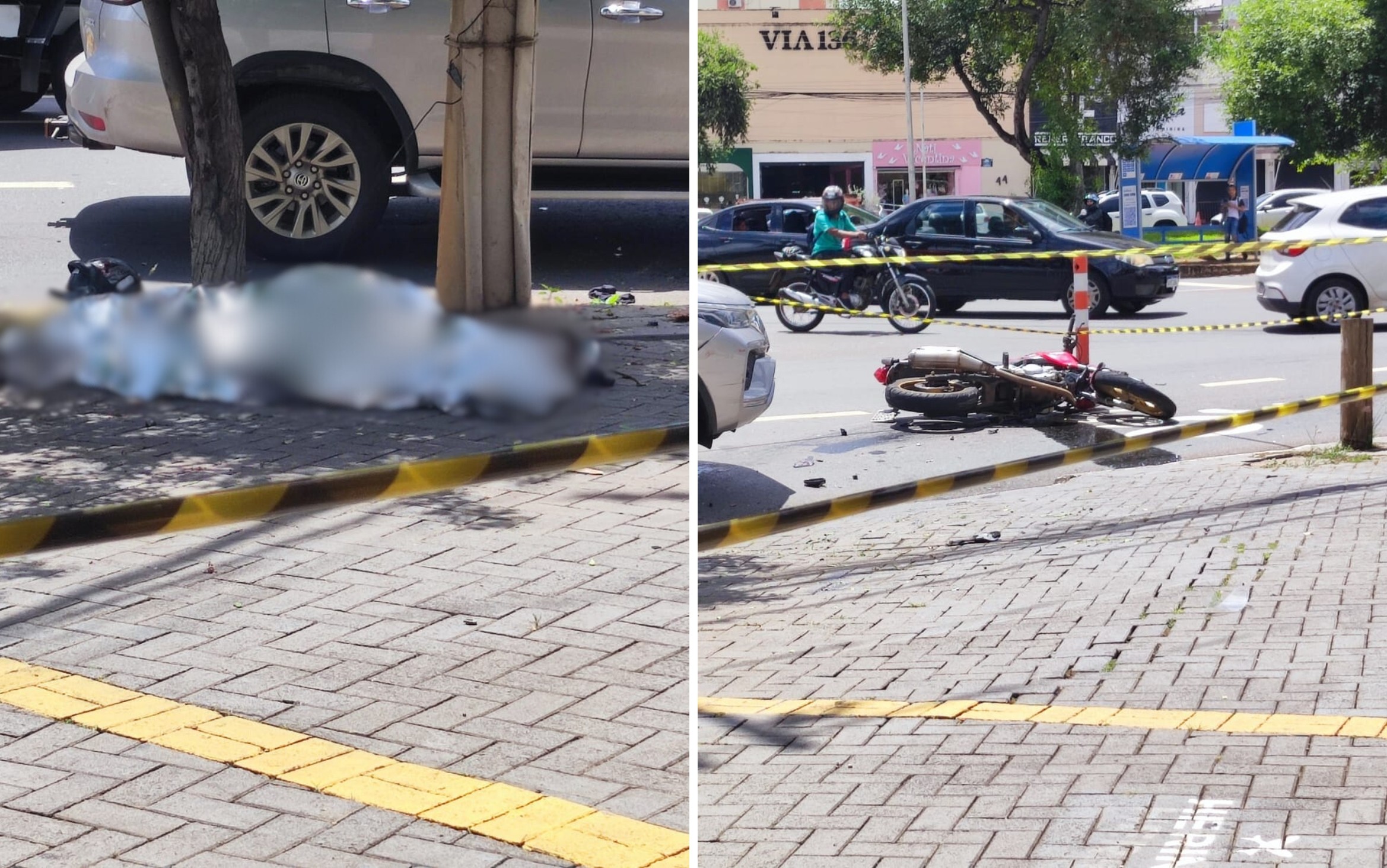 Motociclista morre atropelado na Avenida 85, em Goiânia