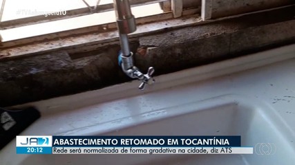 Abastecimento de água é retomado em Tocantínia
