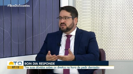 Advogado trabalhista tira dúvidas sobre demissão no Bom Dia Responde