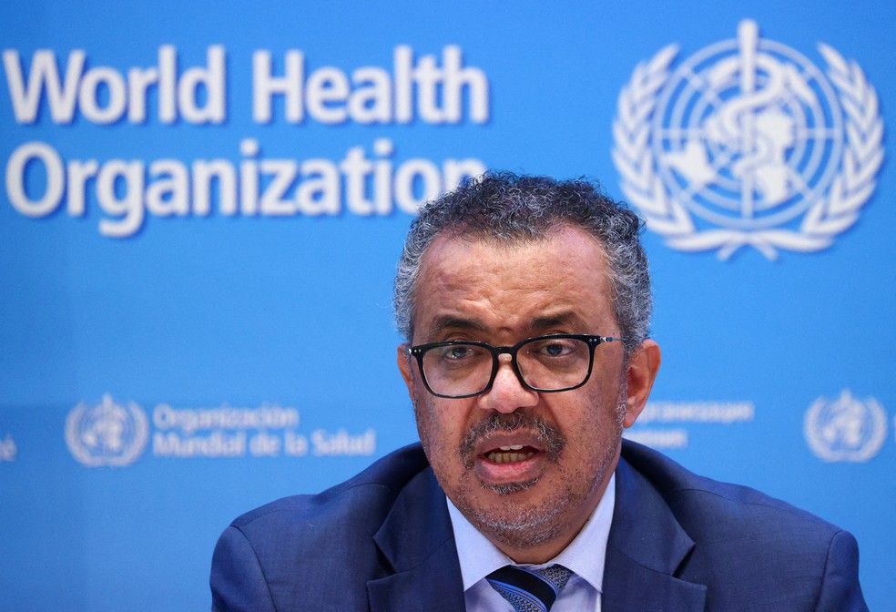 Tedros Adhanom, diretor-geral da OMS. — Foto: DENIS BALIBOUSE / REUTERS
