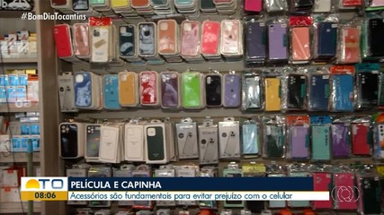 Película e capinha podem evitar prejuízos com o celular