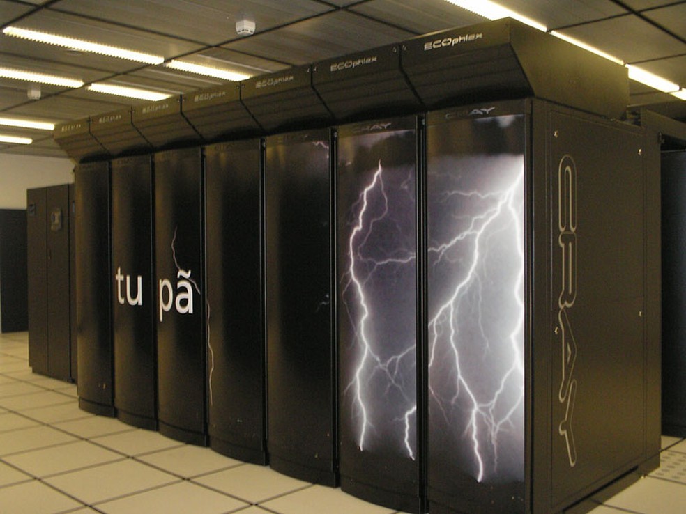 Antigo supercomputador que teve risco de apagão meteorológico por falta de investimento — Foto: Divulgação/Inpe