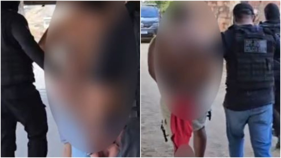 Três homens são presos por ameaças e extorsões durante campanha eleitoral em Itapajé, no interior do Ceará. — Foto: Polícia Civil/ Divulgação