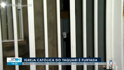 Igreja católica é furtada na região sul de Palmas