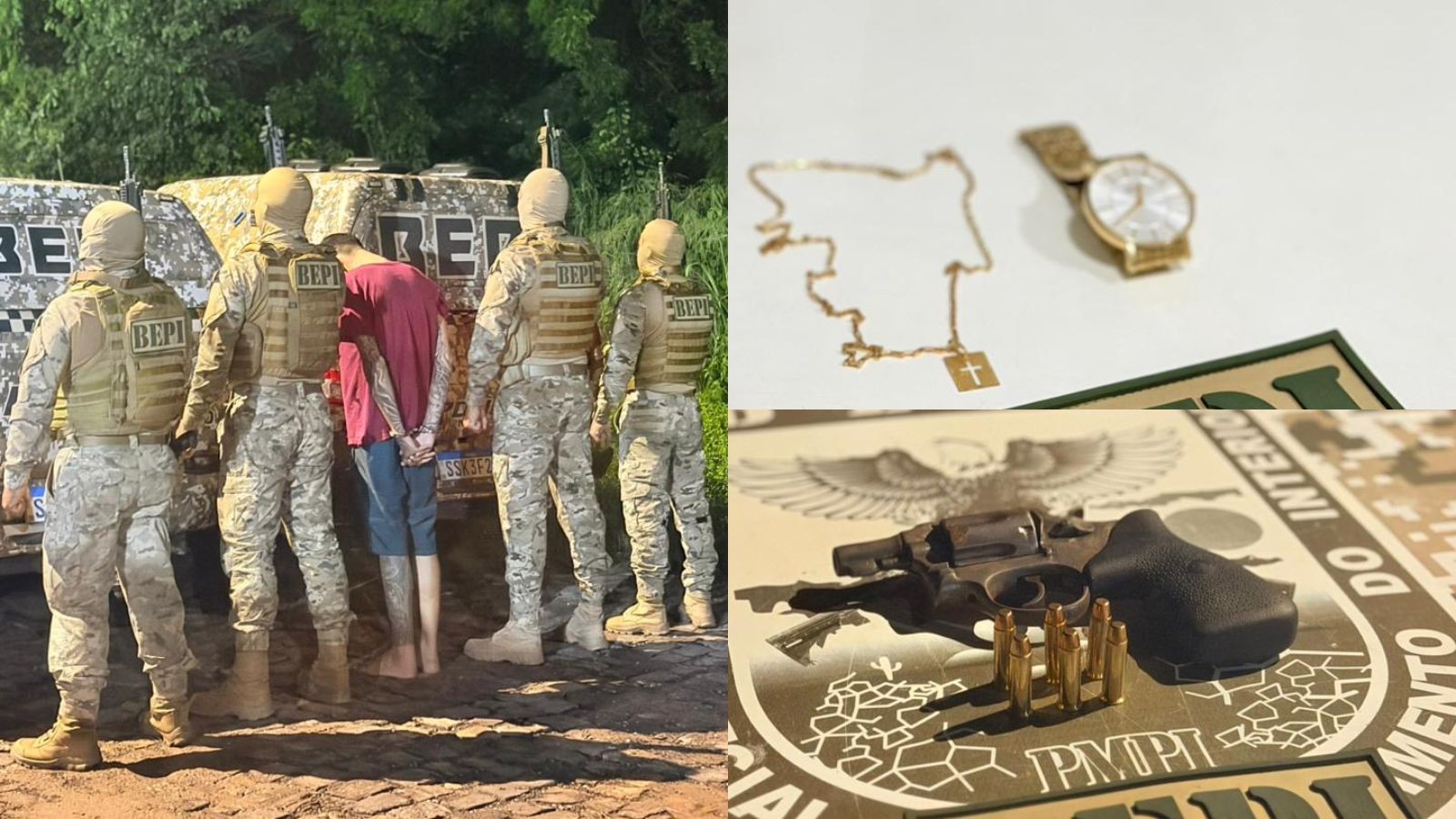 Suspeito de integrar quadrilha que rouba joias é preso em Teresina; homem já tem passagem por estupro