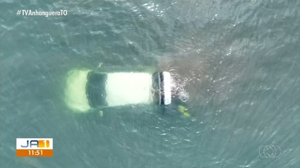 Homem morre após carro avançar no píer da Graciosa e afundar no lago de Palmas