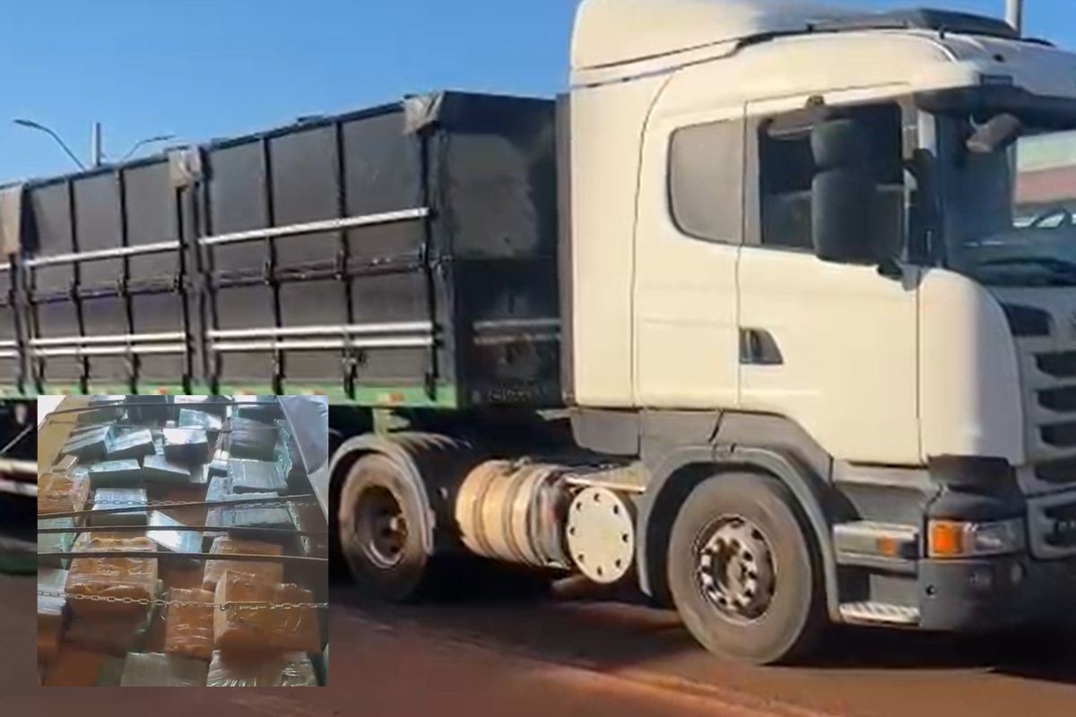 Maior apreensão do ano: PRF encontra mais de 12 toneladas de droga carga de soja