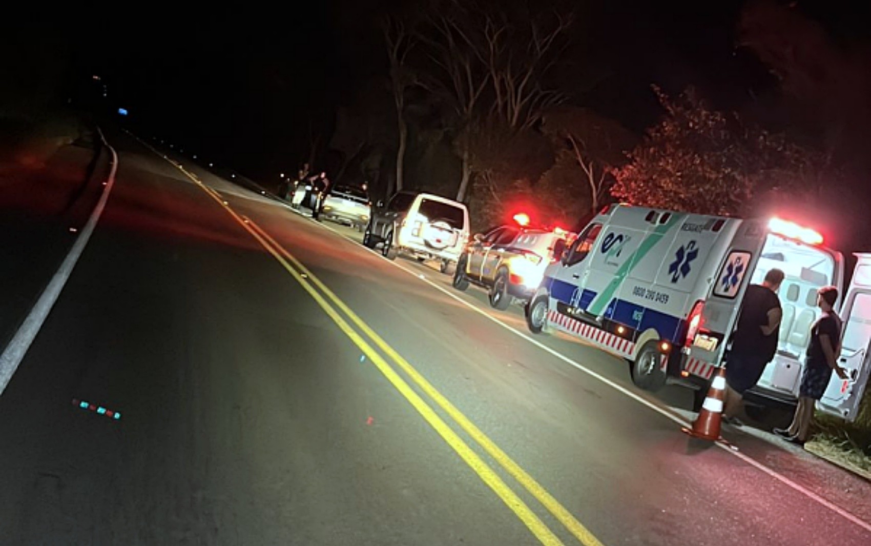 Homem morre atropelado na MG-455 em Andradas, MG