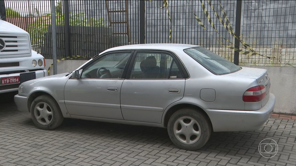 Polícia de São Paulo encontra sangue em carro de suspeito de envolvimento no caso Vitória — Foto: Reprodução/TV Globo