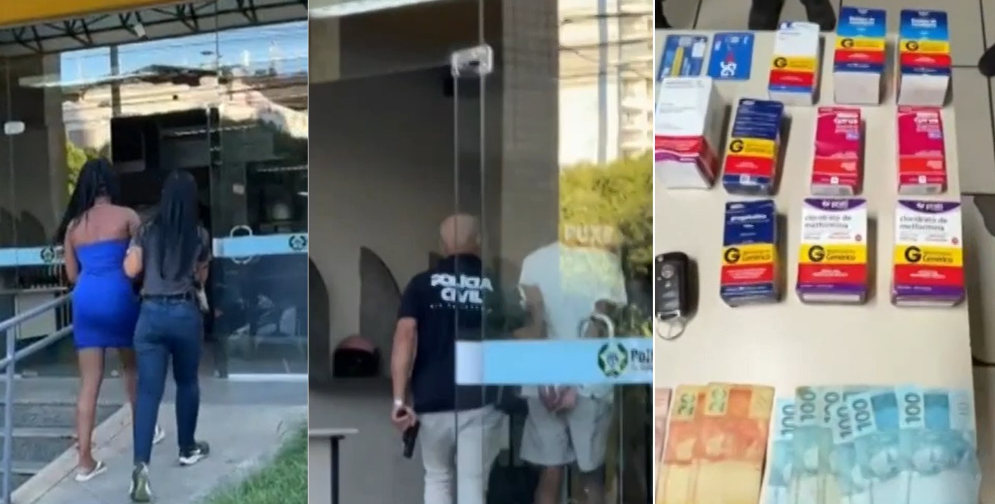 Casal é preso em flagrante suspeito de aplicar golpe da farmácia popular na casa de idosa em Itaperuna